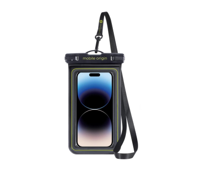 Etui / obudowa na smartfona Mobile Origin Waterproof floating case 6,8" black/green